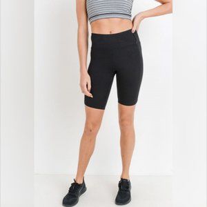 Highwaist Bermuda Leggings with Vertical Zipper